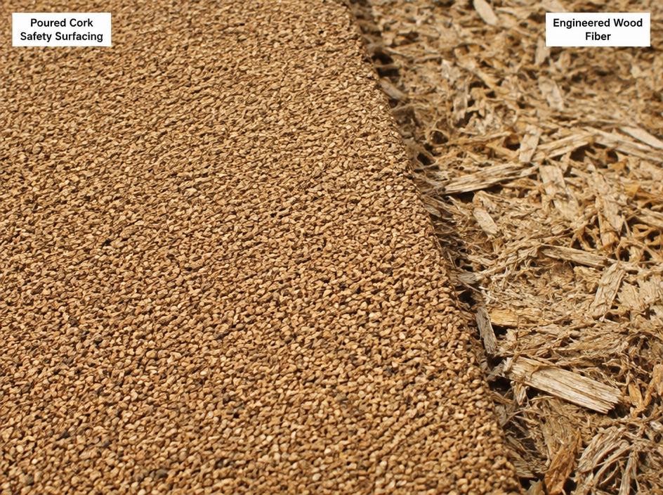 Cork & wood fiber surfacing